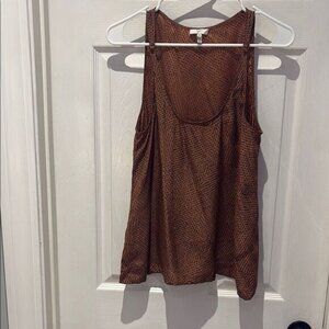 Joie 100% silk tank blouse SZ Xsmall with buttons